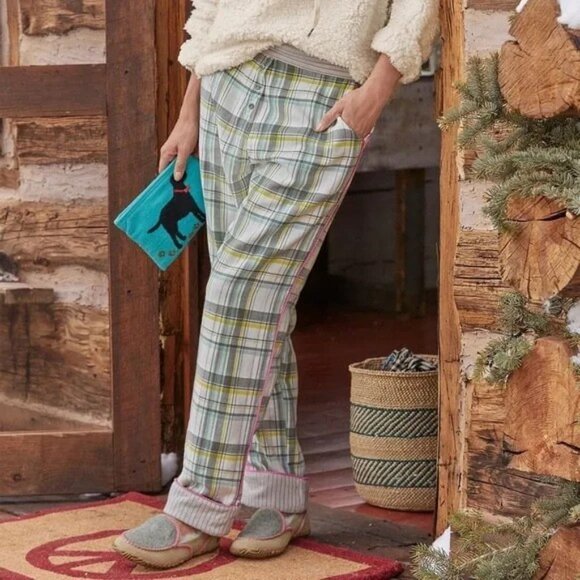 Sundance green gray pajama top - Large - Picture 7 of 8